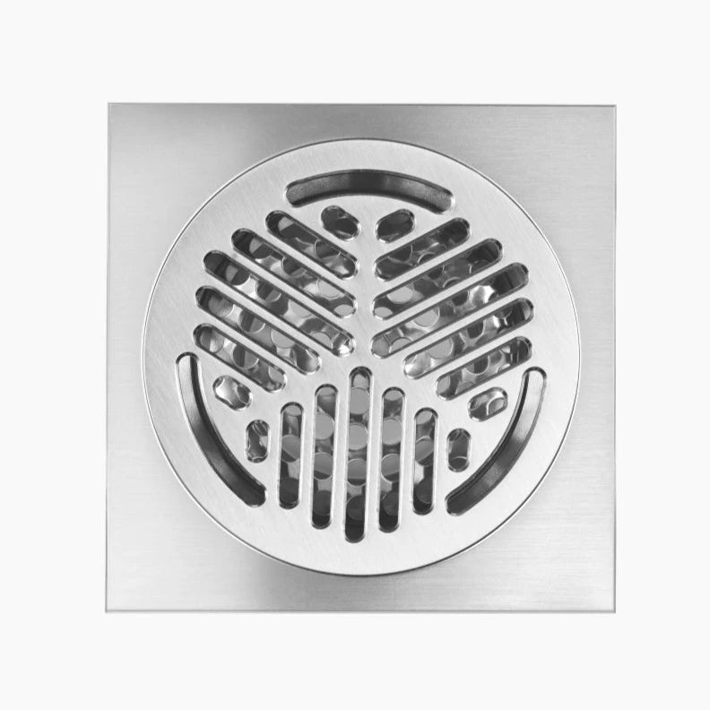 Nirali Lily Anti Cockroach Designer Floor Drain In Stainless Steel 304 Grade