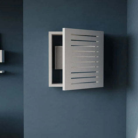 Floating Geometric Line Shape Electric Meter Cover By Miza