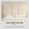Platform Bed With Extra High Headboard and 2 Extra Large Capacity Drawers