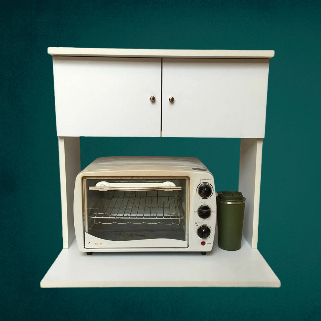 Microwave Cabinet Cupboard Wall Hanging Organizer Kitchen Essentials By Miza