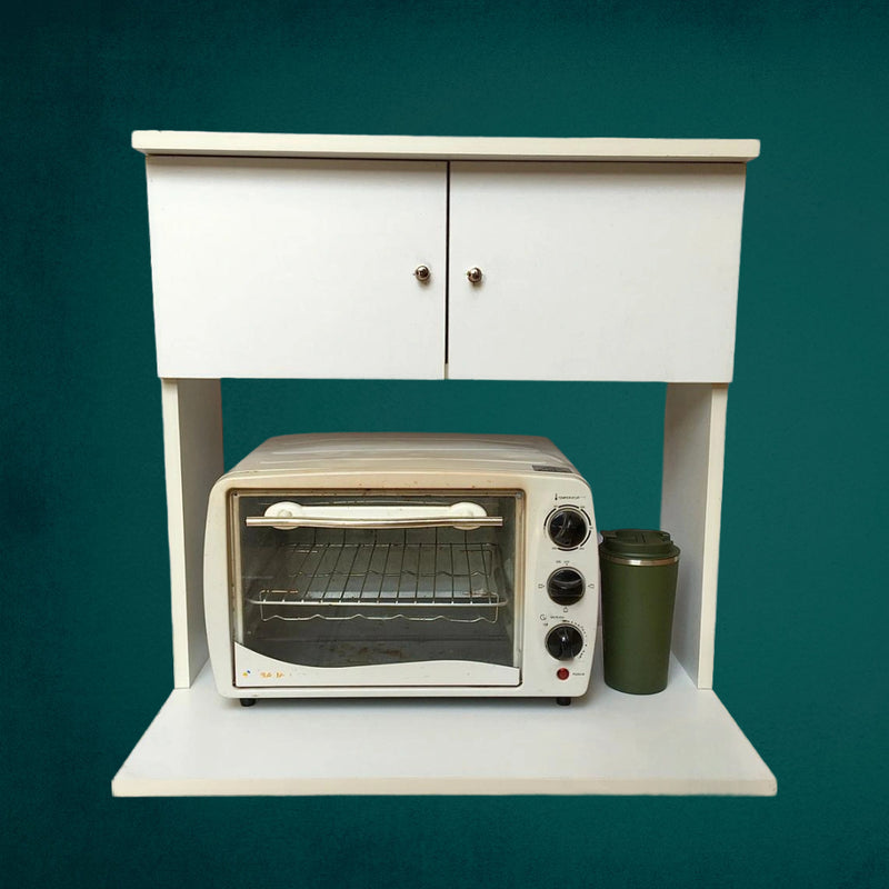 Microwave Cabinet Cupboard Wall Hanging Organizer Kitchen Essentials By Miza