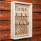 CNC Wall Hanging Wooden Key Holder with 6 Hooks-1 PC-Random Color-BY APT