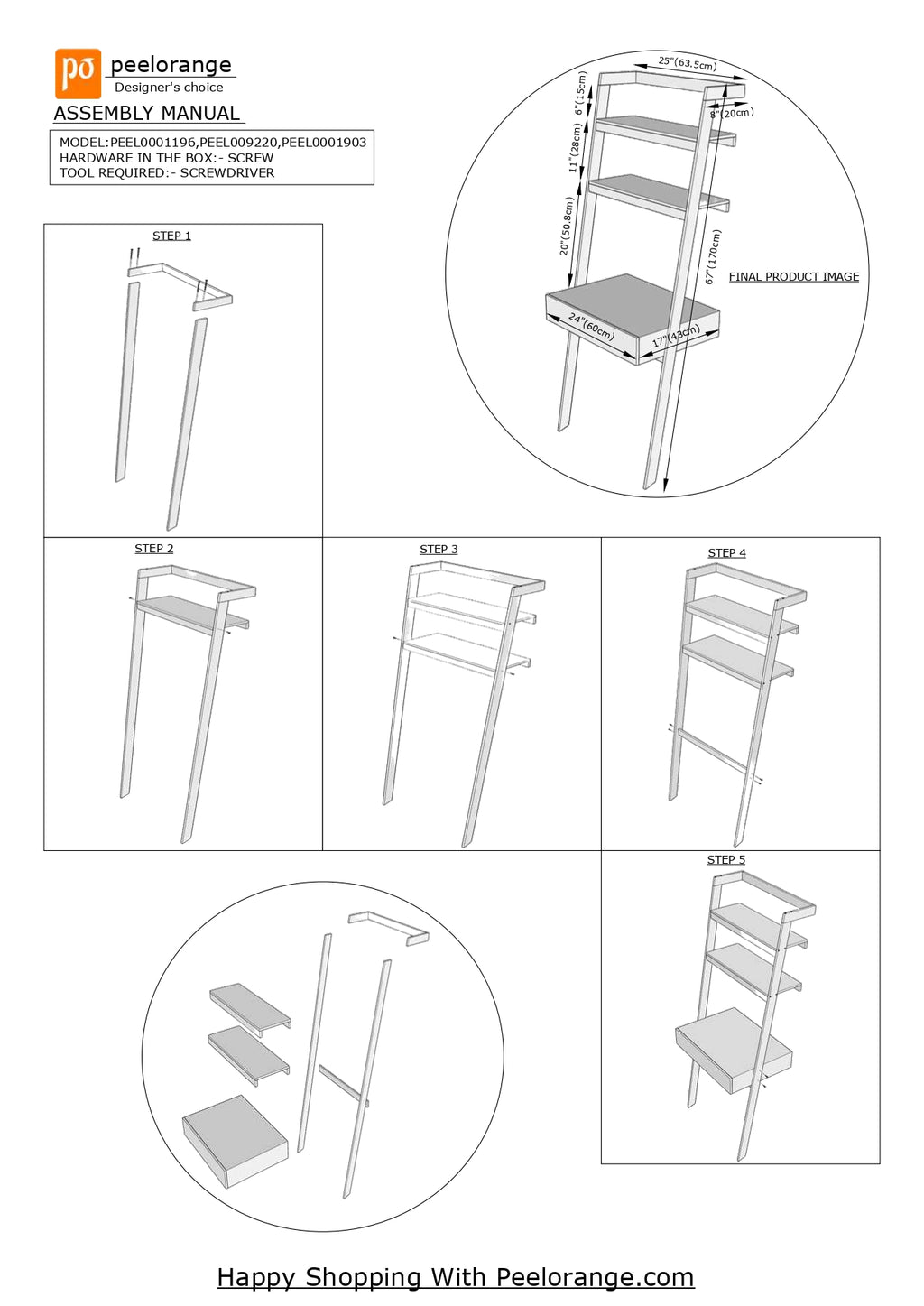 Ladder White Work From Home Study Table By Miza