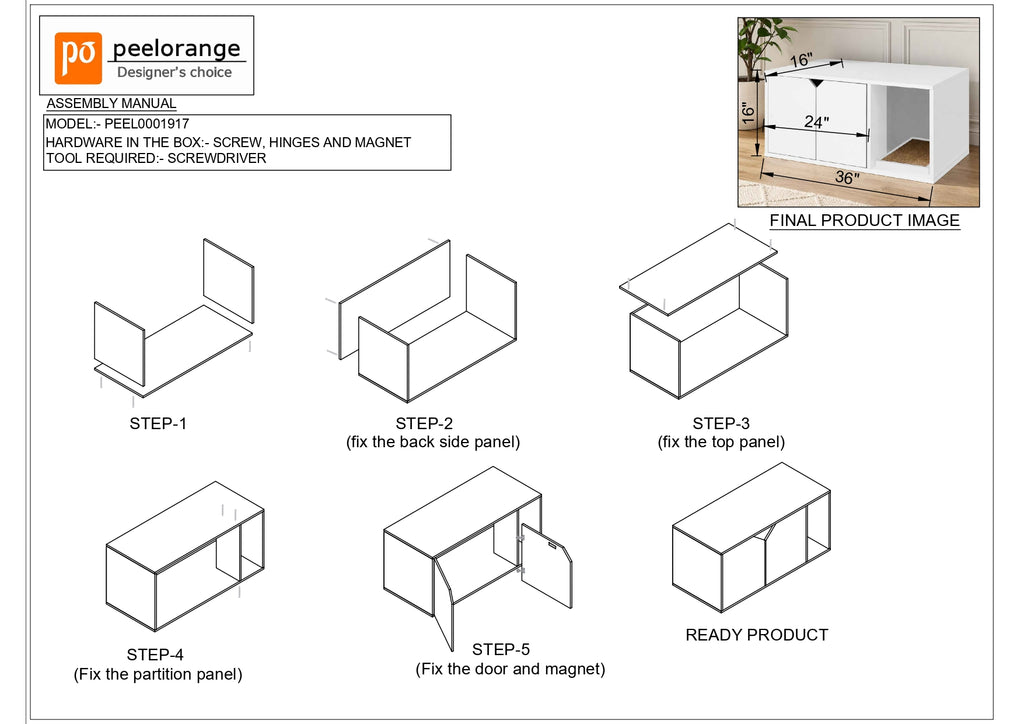 Wooden Modular Cat/Dog House Pet Furniture By Miza