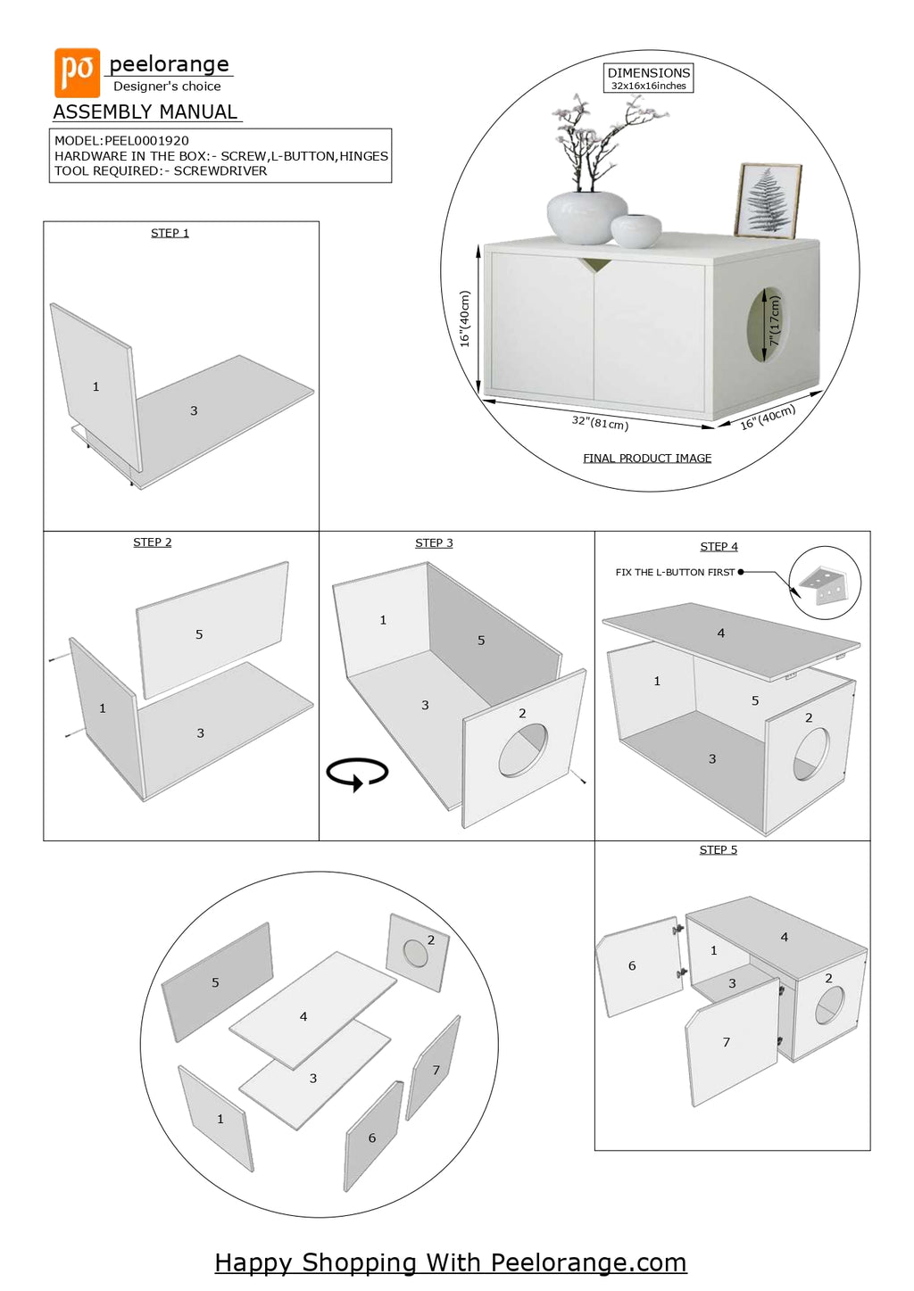 Wooden Cat /Dog House / Pet Furniture By Miza