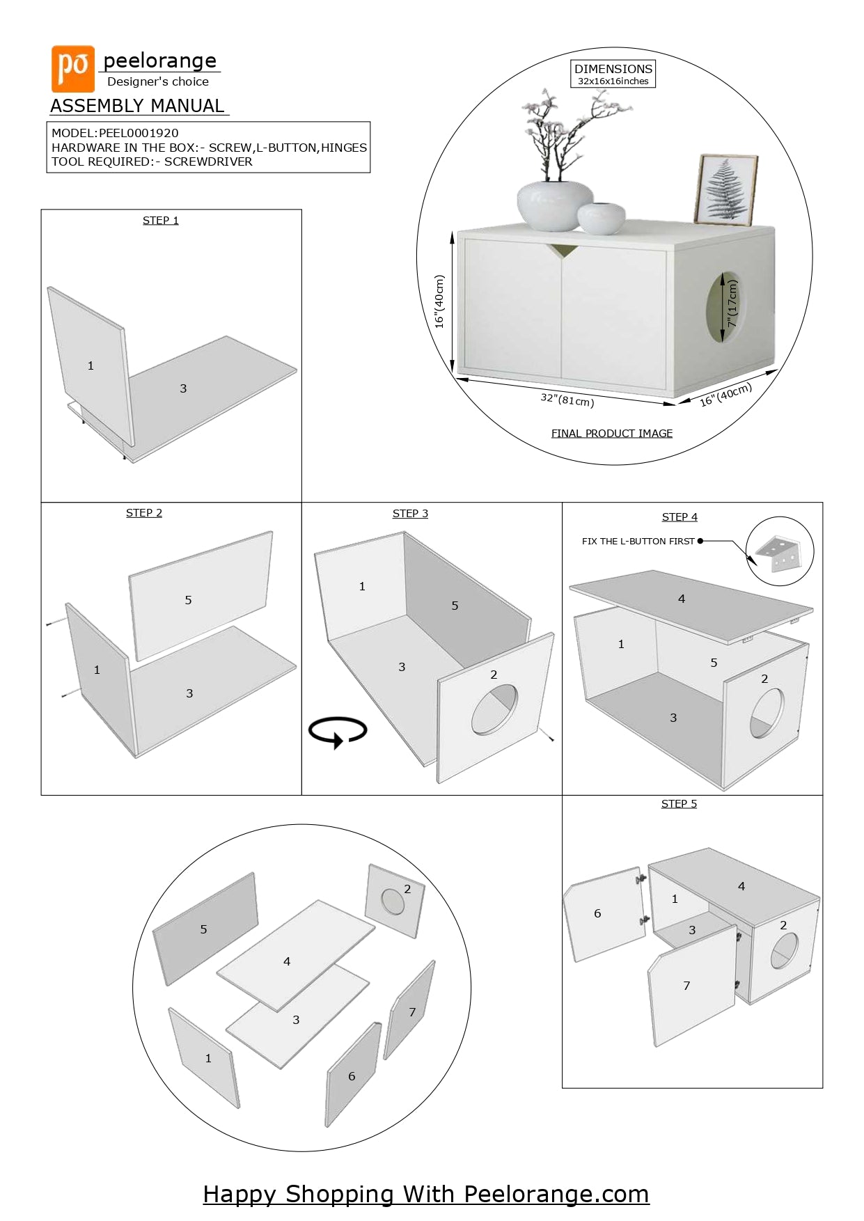 Wooden Cat /Dog House / Pet Furniture By Miza
