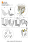 Indoor Wooden Premium Cat/Dog House/Pet House By Miza