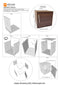 Straight Line Locker Storage/Cabinet/Cube Box By Miza
