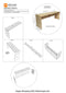 Straight Line/Fieldwork Studio Bench By Miza