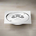 Nirali Aldon Anti Cockroach Trap Floor Water Drain Jali Cover With Hole For Bathroom / Sink In SS 304