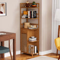 Five-Storey Wooden Corner Cabinet By Miza