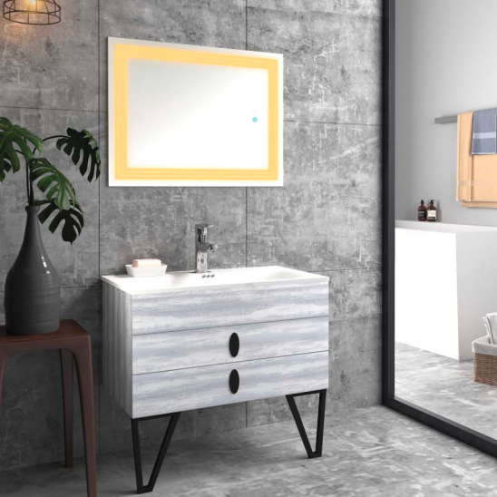 Barcelona & Deck Floor Standing Storage Vanity By TGF