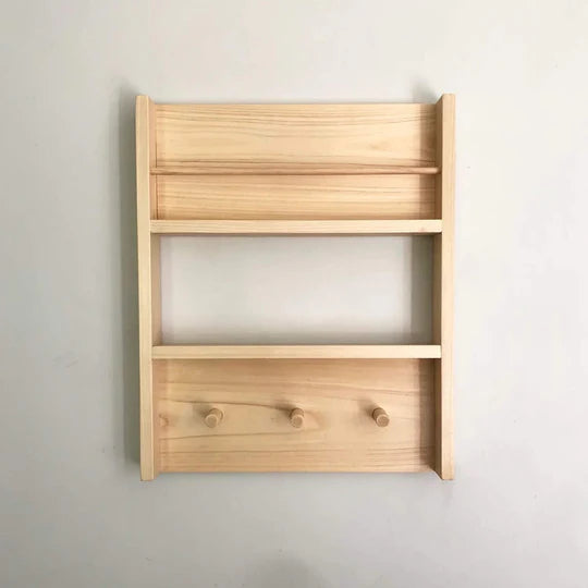 Kids Rectangular Wall Shelf By Miza