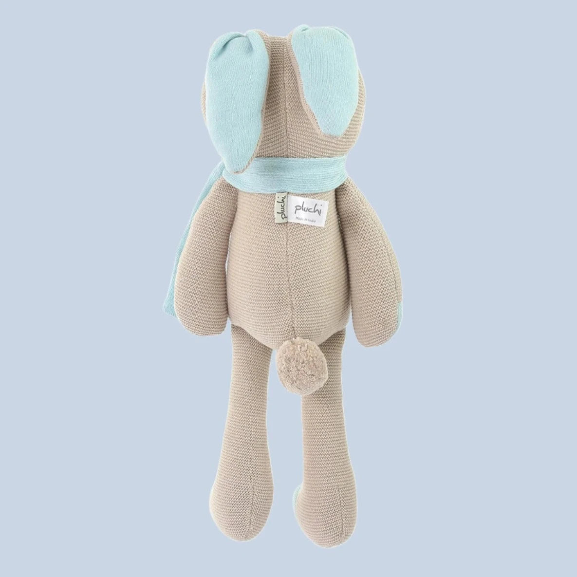 Bunny/Rabbit Fluffy Soft Toy Cotton Knitted Fabric For Kids By APT