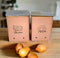 Storage Bin for Potato & Onion 2 Pack Set Countertop Pots Containers with Wooden Lid/Kitchen Canisters Set By MA84