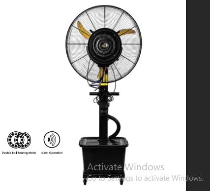 Portable Mist Fan with 42L Water Tank | Powerful Air & Mist Cooling | By Wadbros