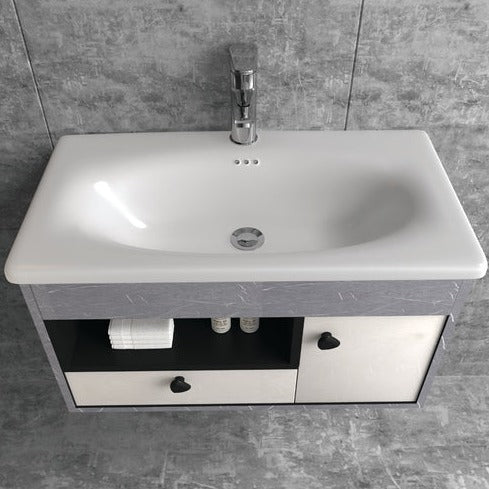 Terrace & Aqua Wall Mounted Bathroom Vanity By TGF