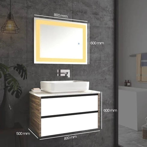 Victoria & Tessa Wall Mounted Bathroom Vanity By TGF