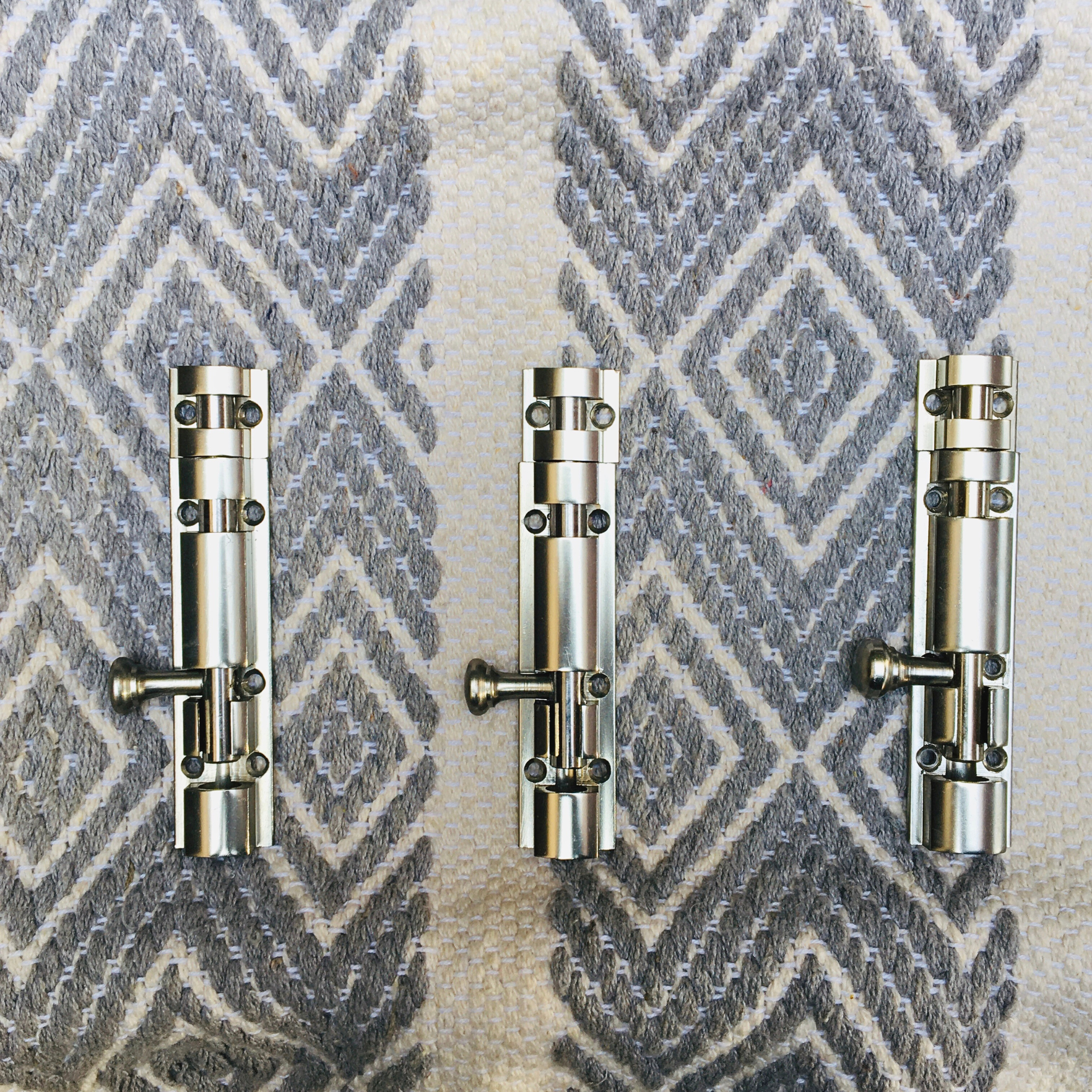 Metal Tower Bolt In Different Screw Position In Antique Finish Latches For Doors By DH