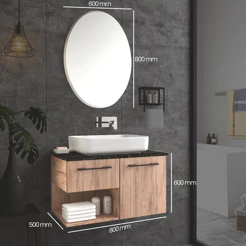 Cleeper & Vega Large Space Bathroom Storage Vanity By TGF