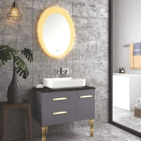 Viva & Trendy Floor Standing 2 Legs Bathroom Vanity By TGF