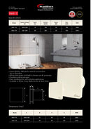 Vent F Series Ventilation/Exhaust Fan ( Vent F 4 & Vent F 6 ) By Wadbros