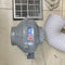 White (DP820 - 55/161) Ceiling Inline Fan By Wadbros