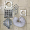 White (DP820 - 55/161) Ceiling Inline Fan By Wadbros