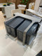 Pull Out Waste Bin Plastic Double With Telescopic Sliders Door Mounted By Inox ( G3.01.101 ) - 1 Pc