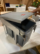 Pull Out Waste Bin Plastic Double With Telescopic Sliders Door Mounted By Inox ( G3.01.101 ) - 1 Pc