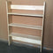 Wooden 3 Shelf Open Standard Design Cabinet ( With Complementary Coaster ) By Miza