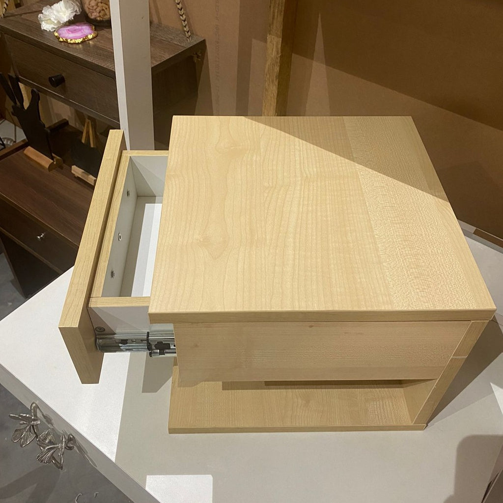 Bedroom Small Side Storage Wall Mounted Table By Miza