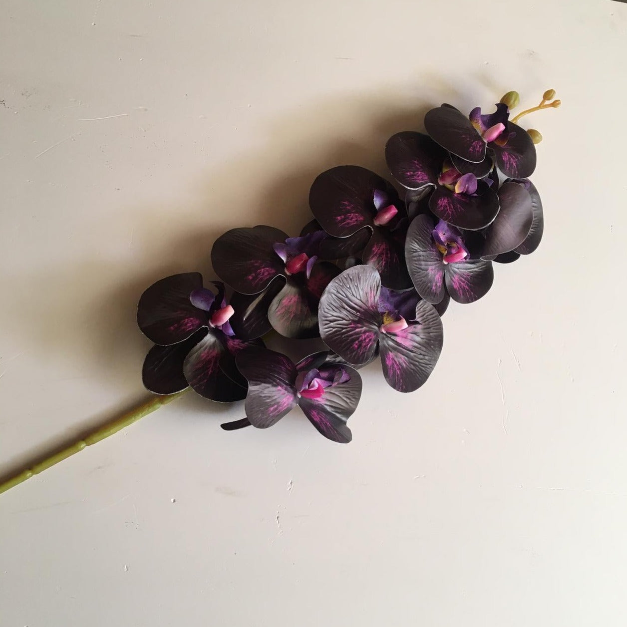 Artificial Orchids Flower Stem For Home Decoration/Prop 1 Stick