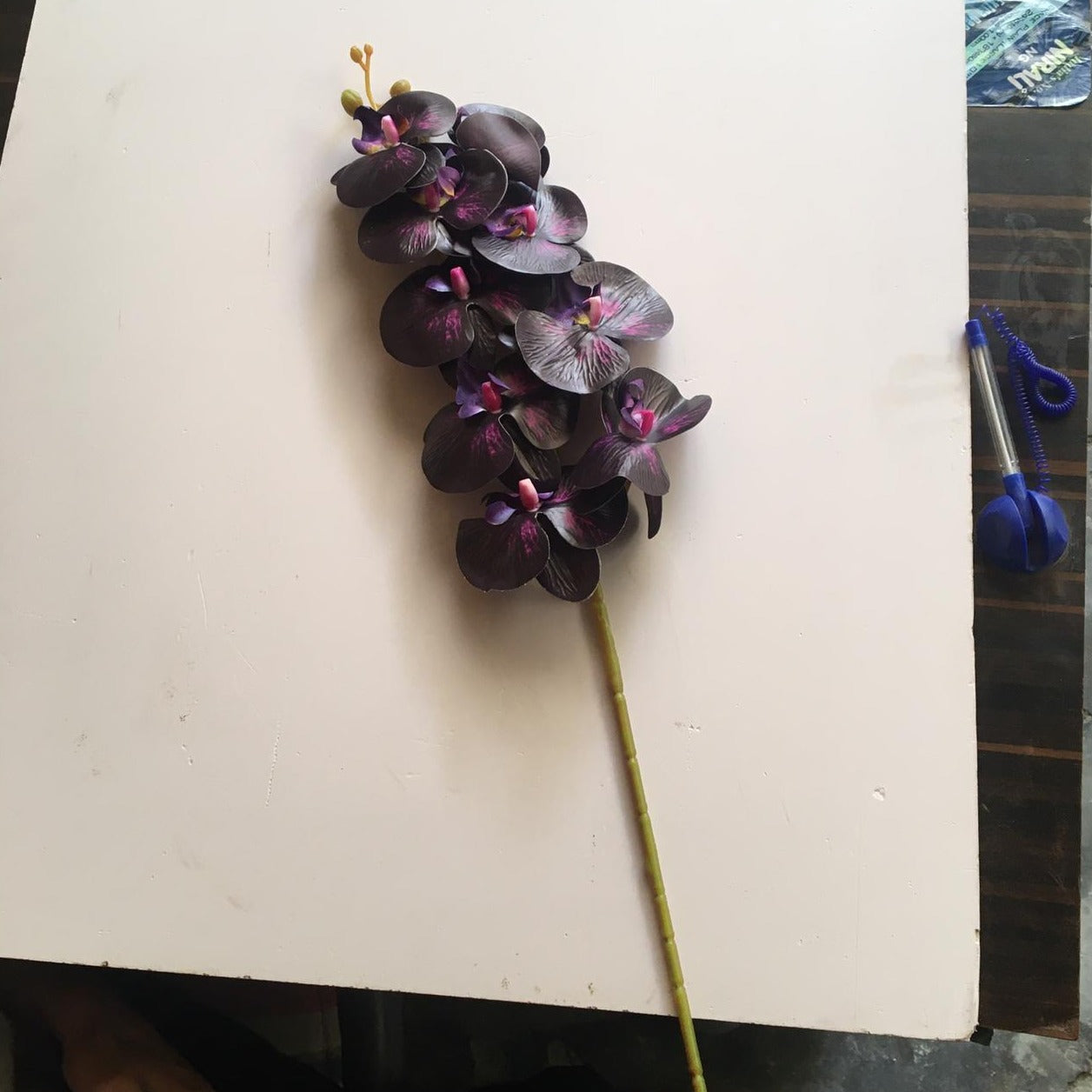 Artificial Orchids Flower Stem For Home Decoration/Prop 1 Stick