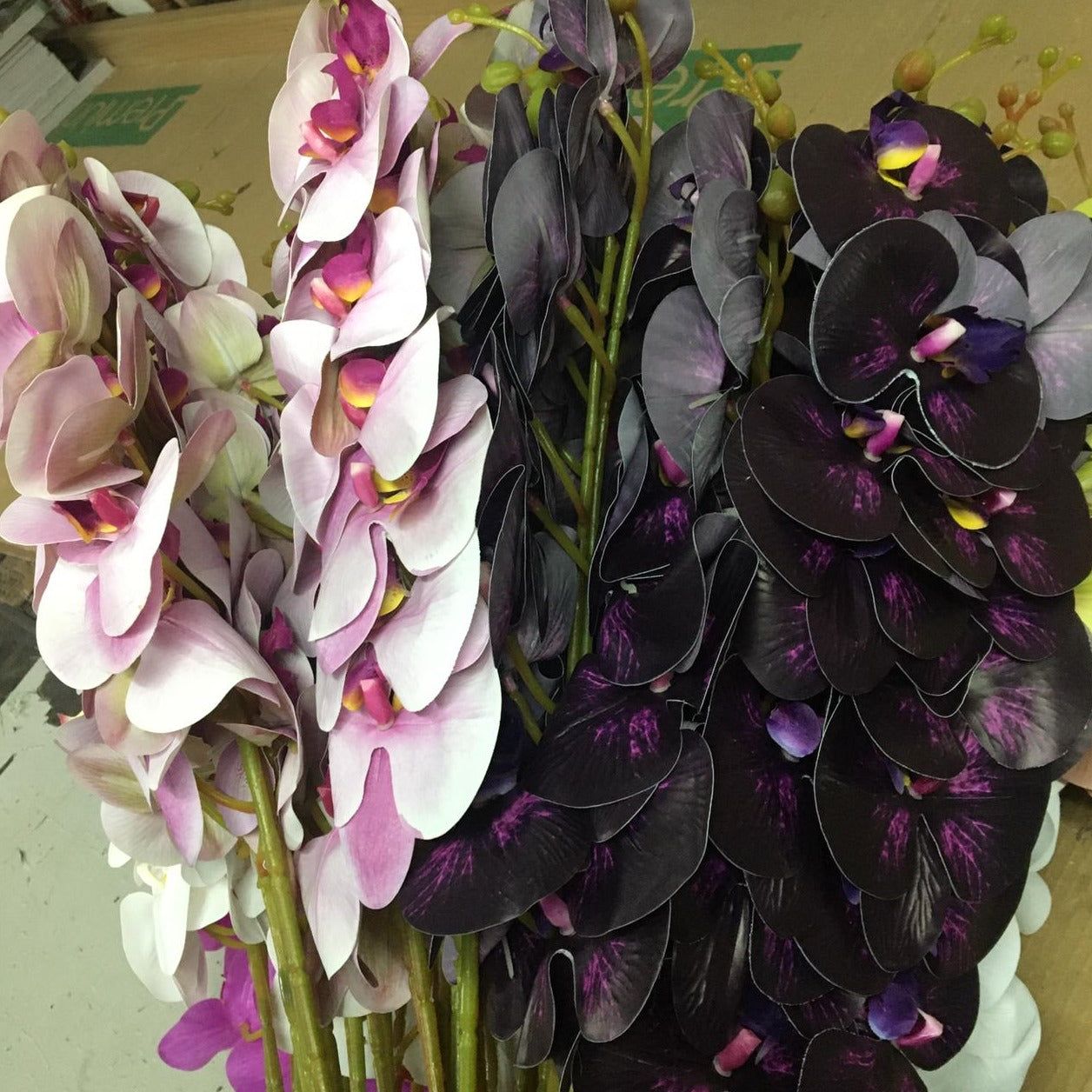 Artificial Orchids Flower Stem For Home Decoration/Prop 1 Stick