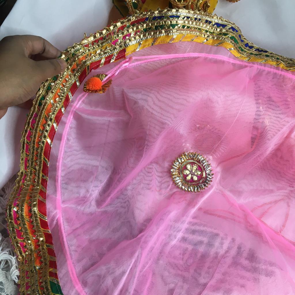 Gota Potli/ Thaal Cover/ Lap Tissue Potli For Gifting 1 PC Random Color By CC