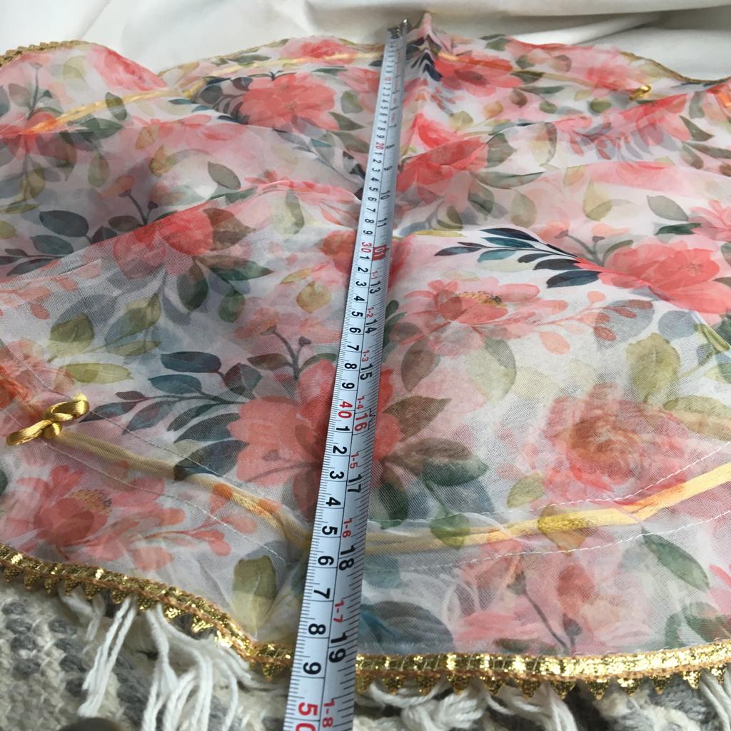 Gota Potli/ Thaal Cover/ Lap Tissue Potli For Gifting 1 PC Random Color By CC