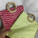 Tiny Treasure Tote With Heavy Lace Handle For Gifting 1 PC Random Color By CC