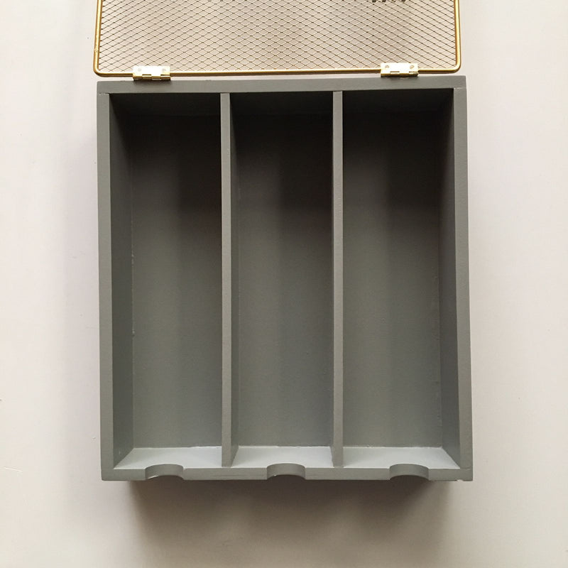 Cutlery Organiser With 3 Compartment Tableware Box-1 PC-BY APT ...