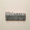 Welcome Sign Wall Hanging Key Holder with 4 Hooks-1 PC-BY APT