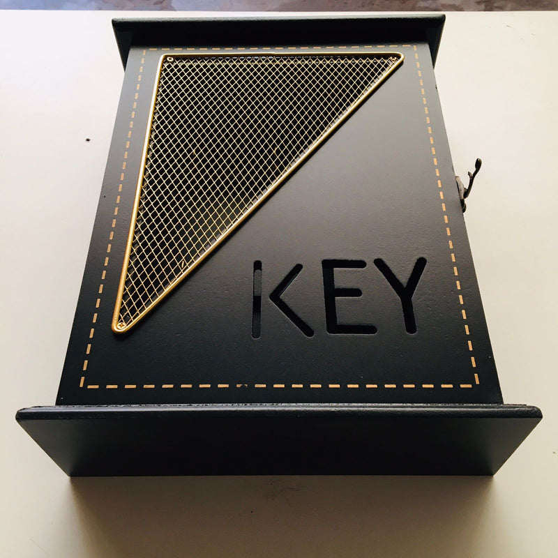 Wooden Key Box Almirah 6 Hooks Key Holder Wall Hanging Key Rack-1 PC-BY APT