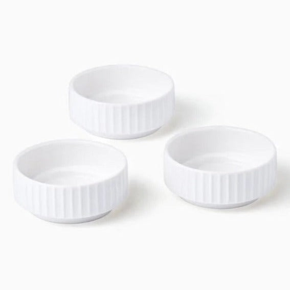 Cirque Magnesium Porcelain Serving Bowl Set of 3 By Rena