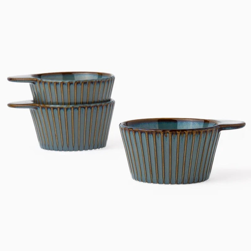 Muffin Porcelain Stylish Cup Set of 3 By Rena