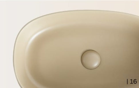 Vintage Loft Style Oval Ceramic Wash Basin For Above Counter Installation By TGF