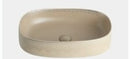 Golden Opulence Vintage Loft Style Oval Ceramic Wash Basin With Artistic Exterior By TGF