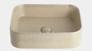 Golden Aura Rectangular Wash Basin With Luxurious Gold Artwork Perfect For Your Bathroom By TGF