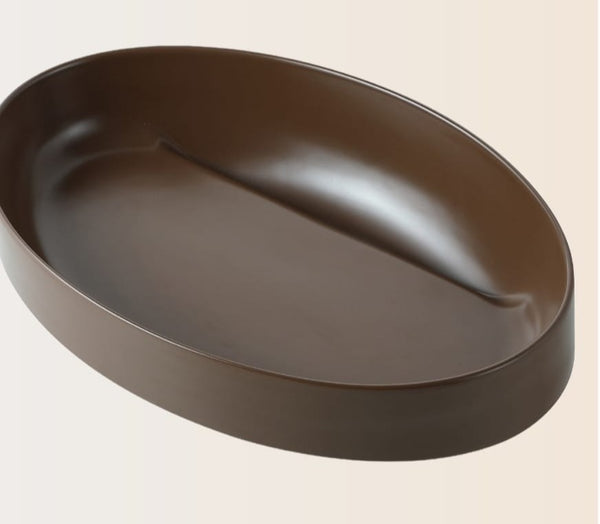 Oval Basin With Delicate Cut Detail For Modern Sophistication By TGF