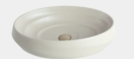 Sophisticated Oval Basin With Intricate Interior Lining Design For Modern Bathroom By TGF