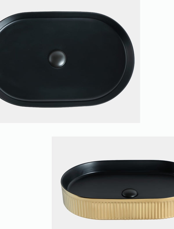 The Modern Rounded Wash Basin With Unique Lining Design By TGF