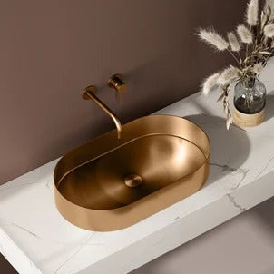 Oval Stainless Steel PVD 04 Modern Wash Basin 1 PC By Jayna